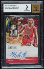 2019 Panini Court Kings High Signatures 76/179 BJ Armstrong BGS 9 MINT Auto 1b9r
