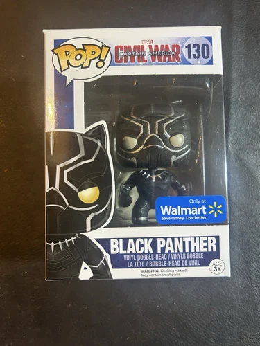 Funko Pop! Black Panther #130 Marvel Civil War - Walmart Exclusive