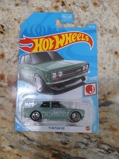 HOT WHEELS 1971 DATSUN 510, 2021 HW J-IMPORTS, GREEN/WHITE