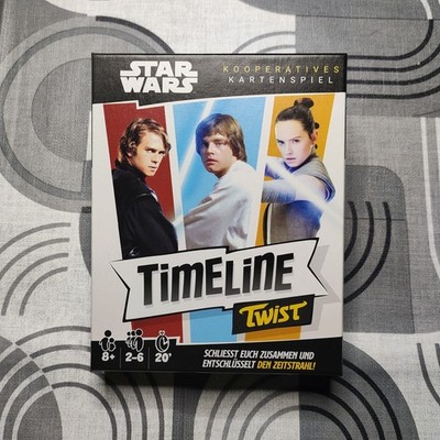 Timeline Twist: Star Wars, Familienspiel, Kartenspiel, 2-6 Spieler, Ab 8+ Jah...