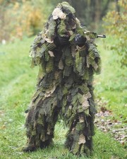 Tuta Ghillie foglia di quercia 3D 3 pz bosco