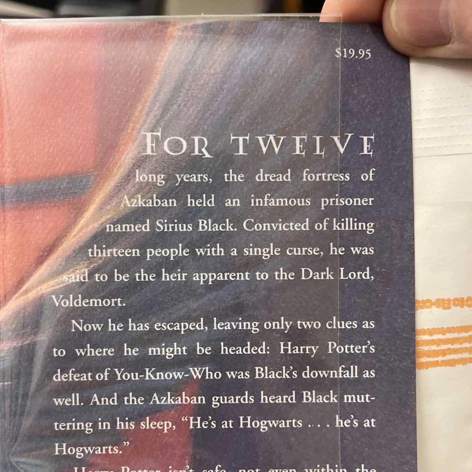 Harry Potter and the Prisoner of Azkaban J.K. Rowling First Edition 1st Printing - Image 3 of 4