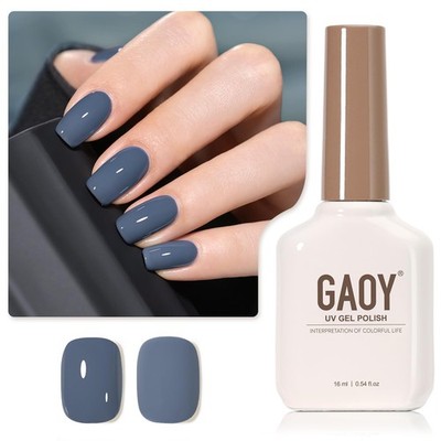 Gel Nail Polish 16ml Soak Off UV Light Cure GAOY Blue Borealis Manicure Home