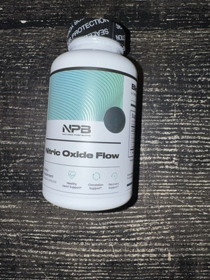 #ad Nitric Oxide Flow Blood Pressure Support Supplement 60 Capsules Ex 4 28 $18.98