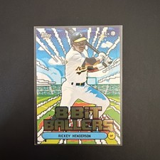 2026 Topps Series 1 Celebration - Rickey Henderson 8-Bit Baller #8B-17 Athletics