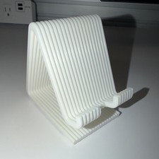 White Plastic Universal Phone Stand with Non-Slip Pads