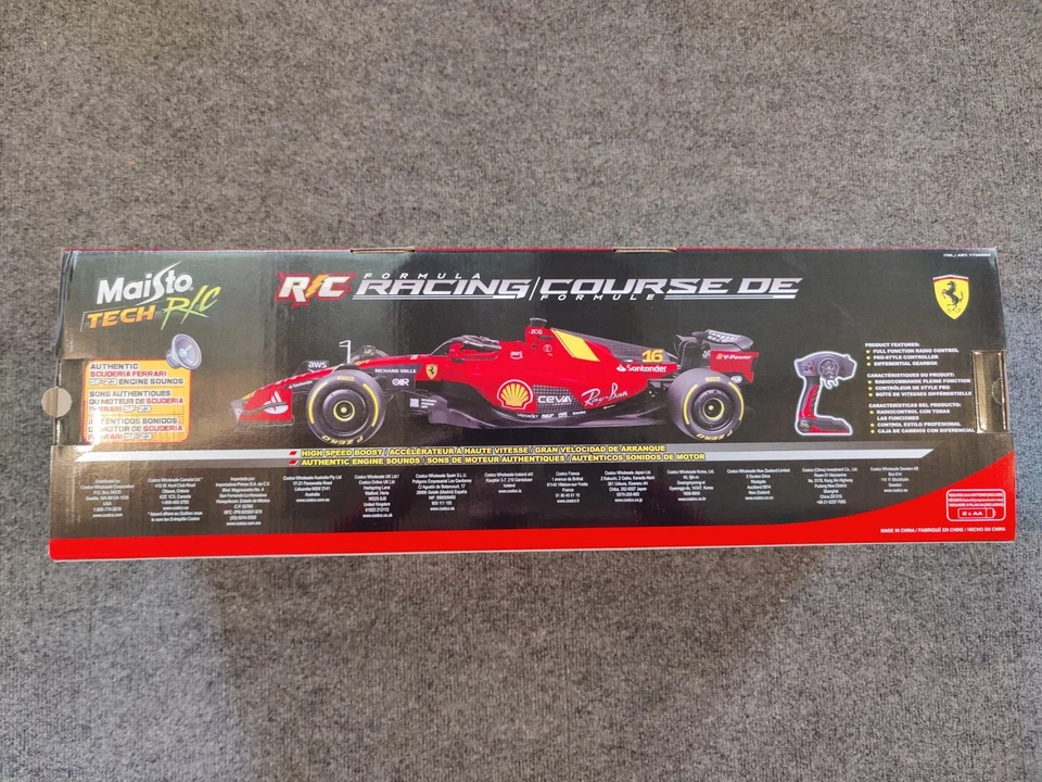 🏎️ NEW! Maisto 1:10 Scale Charles Leclerc #16 Ferrari SF23 RC Car - In Box - Image 2 of 3