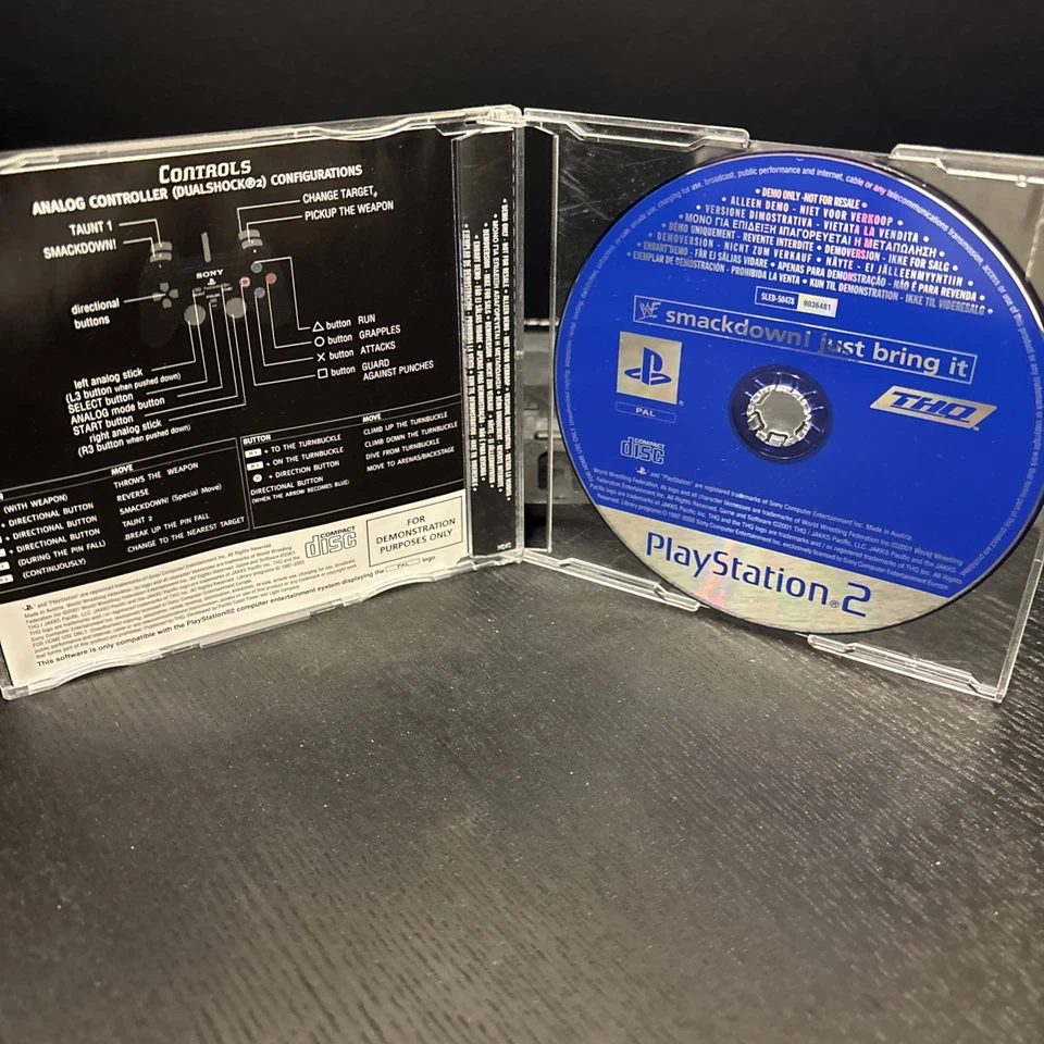 WWF SmackDown Just Bring It DEMO - Sony PlayStation 2 (PS2) [PAL]  - Image 2 of 4