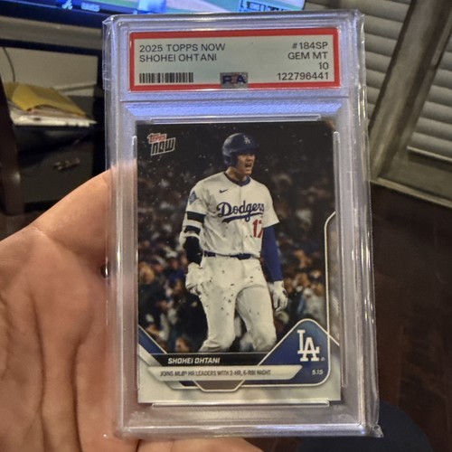 2025 Topps Now #184SP Shohei Ohtani Los Angeles Dodgers PSA 10 GEM MINT