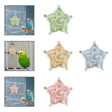 Bird Toy Parrot Rotary Wheel Rattle Portable Interactive Game Lightweight
