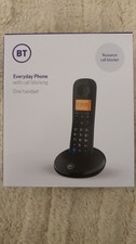 BT Everyday Cordless Landline House Phone Home Phone Basic Call Blocker Black