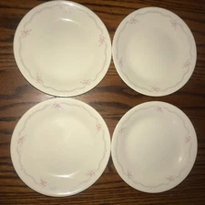 Corelle ENGLISH BREAKFAST Bread Plates 6 3/4" Set of 4