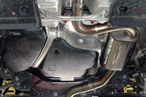FOX Sportauspuffanlage ab Kat 2x76mm gerollt schräg für Seat Leon 1P 1.4l 1.8l - Bild 4 von 14