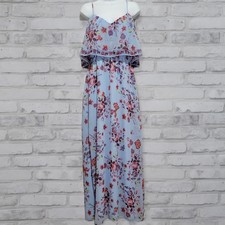 Princess Vera Wang Layered Floral Dress Summer Slit Side Womens XL