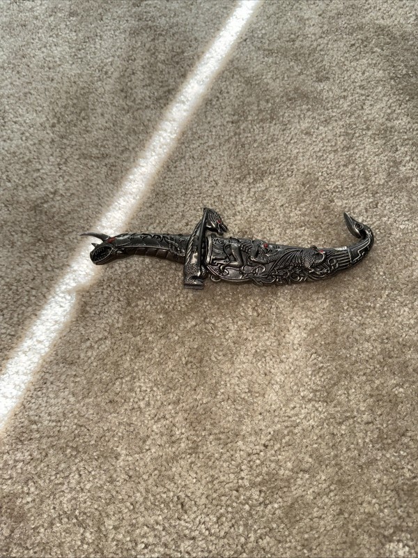 Dragon Fantasy Dagger Knife Letter Opener Asian Style Made In China
