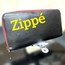 Epi Long Wallet Zippy Wallet Recolor Matte Black