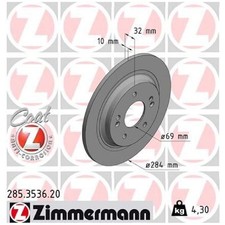 Zimmermann Bremsscheiben + Beläge hinten 58411J9500 | 562423