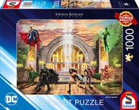Schmidt Dc: The Hall Of Justice (1,000 Pieces) Jigsaw Puzzle Ages 14+ 1+