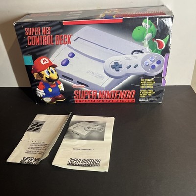 Super Nintendo Control Deck SNES Jr Mini Console BOX ONLY
