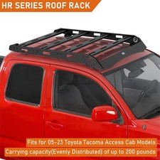 Roof Rack Luggage Cargo Carrier Fit 05-23 Toyota Tacoma Access Cab Truck Pickup