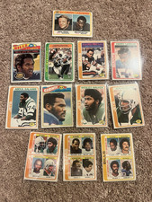 Vintage Topps 1976 77 NFL Football Card Lot of 12 Payton Simpson Carson Klecko 