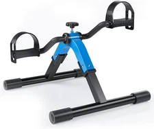 Folding Mini Pedal Exerciser Bike for Arms & Legs Workout