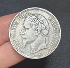France - Silver Coin 5 Francs Napoleon III 1869-A VF+ / F+ [MFR193]