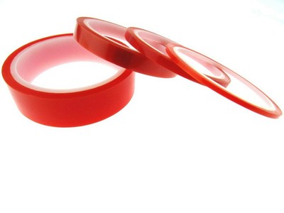 Doppelseitiges Superklebeband mit rotem Trägerpapier 5 m Rollen strapazierfähig