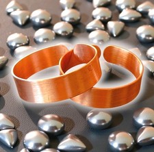 Offenarmreif-Massiver Kupfer-Moderner Minimalistischer Schmuck - Männer - Frauen