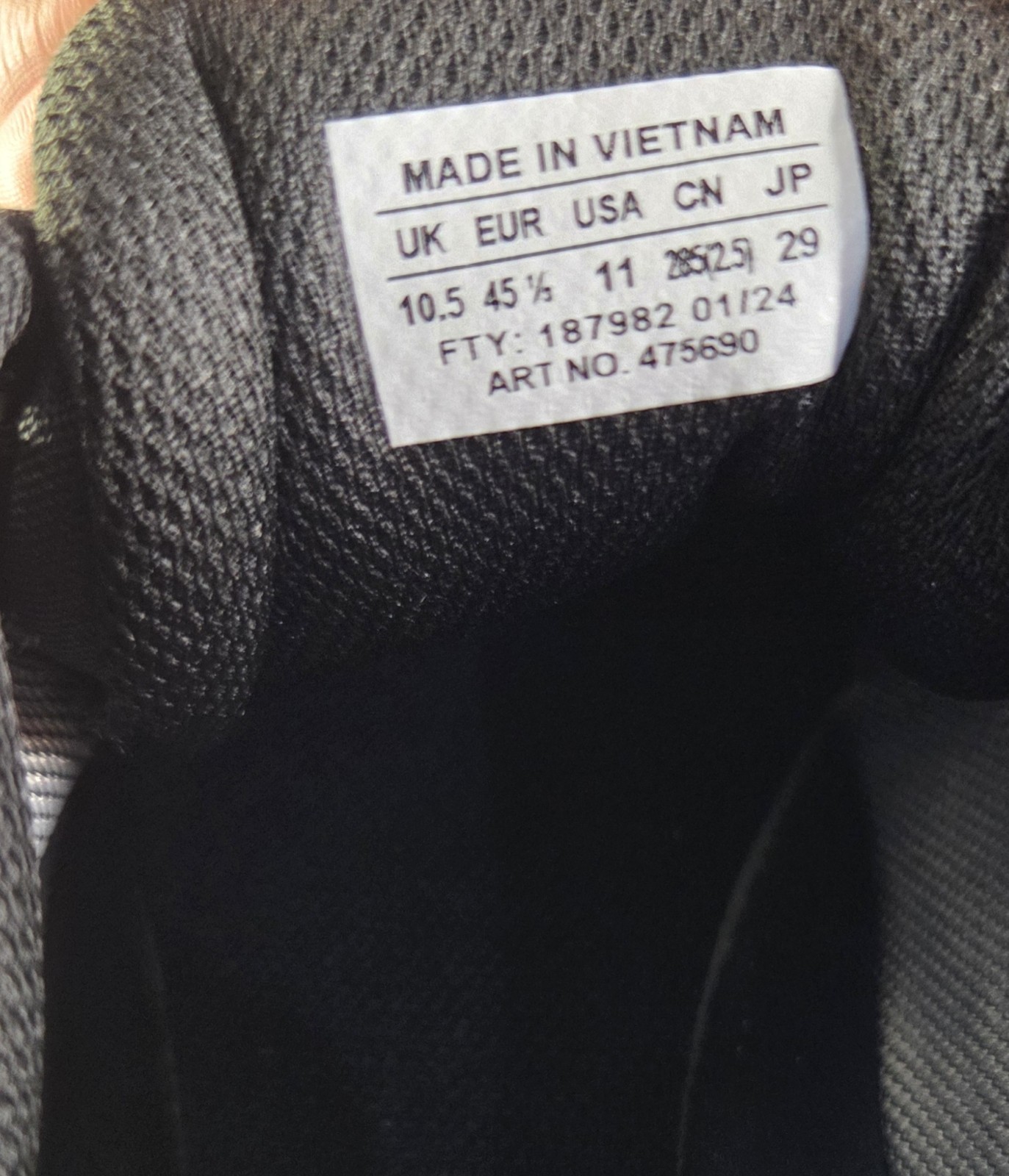 Nuove scarpe Salomon Speedcross GTX Trail da uomo taglia 11 nere escursionismo montagna corsa