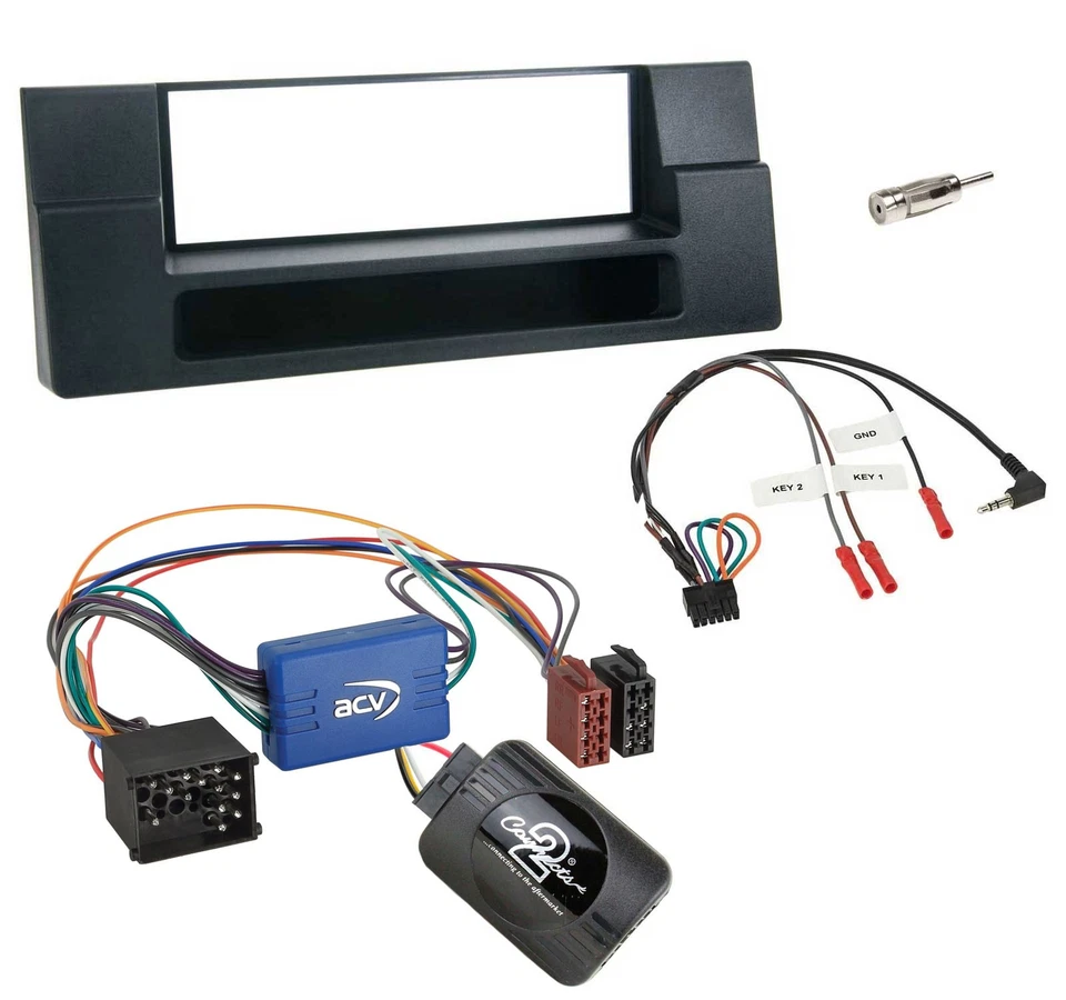 JVC Bluetooth Lenkrad USB DAB CD Autoradio für BMW 5er E39 96-04 Aktivsystem Abl - Bild 3 von 4