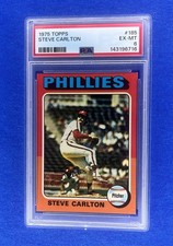 1975 Topps - Steve Carlton #185 PSA 6