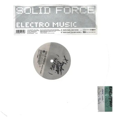 Solid Force Electro Music PLASTIC SLEEVE / FLUORESCENT VINYL NEAR MINT