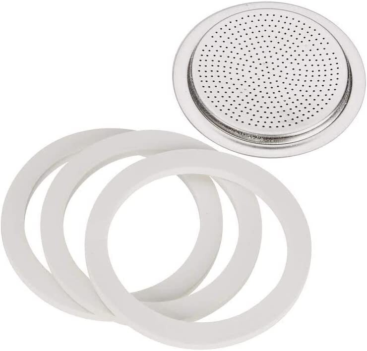 Bialetti Replacement Gasket & Filter for 6 Cup Espresso Maker