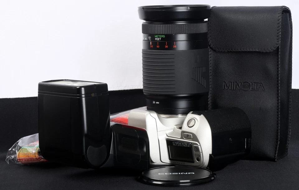 Minolta Alpha Sweet QD AF 35mm Film SLR c/w AF 28-210/3.5-5.6 Lens & 3500xi Kit - Image 2 of 4