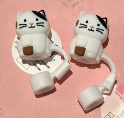 Set/2 Target Bullseye Valentine s Day Straw TOP Covers CAT