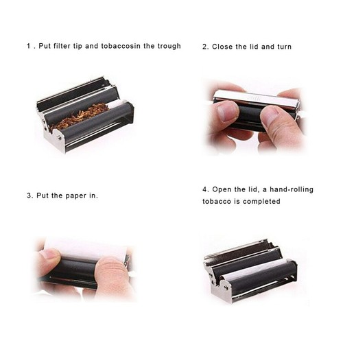 70MM Tobacco Smoke Roller Maker Cigarette Rolling Machine Smoking Accessories - Picture 6 of 11