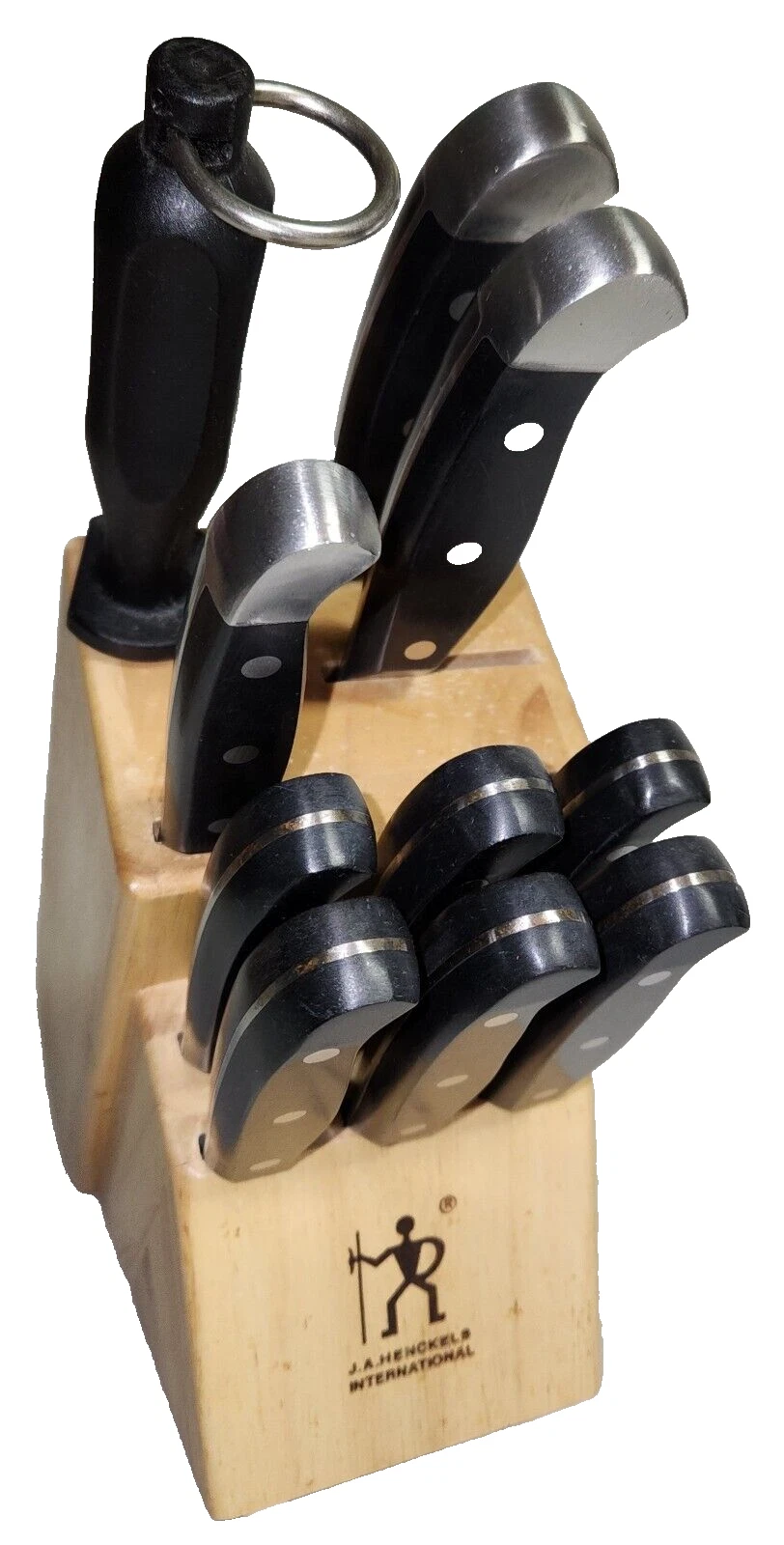Henckels International 10-pc. Knife Set with Hardwood Block