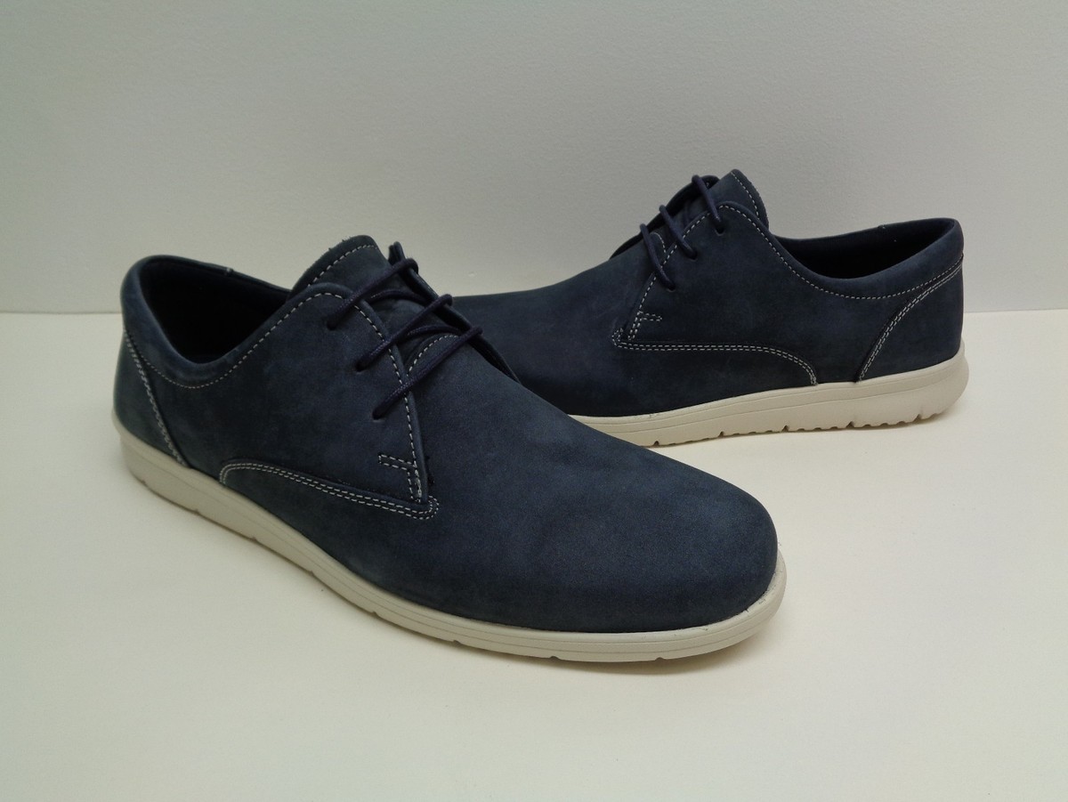 Steve Madden CLAY Navy Blue Leather New Lace Shoes Steve Madden Size 9 M CLAY Navy Blue Leather Lace Up Oxfords  main image 3
