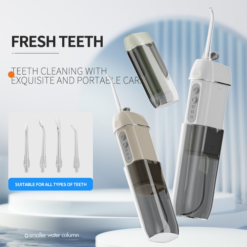 Portable Water Dental Flosser Pick for Teeth 3 Modes Cordless Oral Irrigator US - Picture 5 of 10