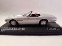 Maserati Ghibli Spyder - Silber - 1969 - Pkw Modell - 1:43 Minichamps 400123331