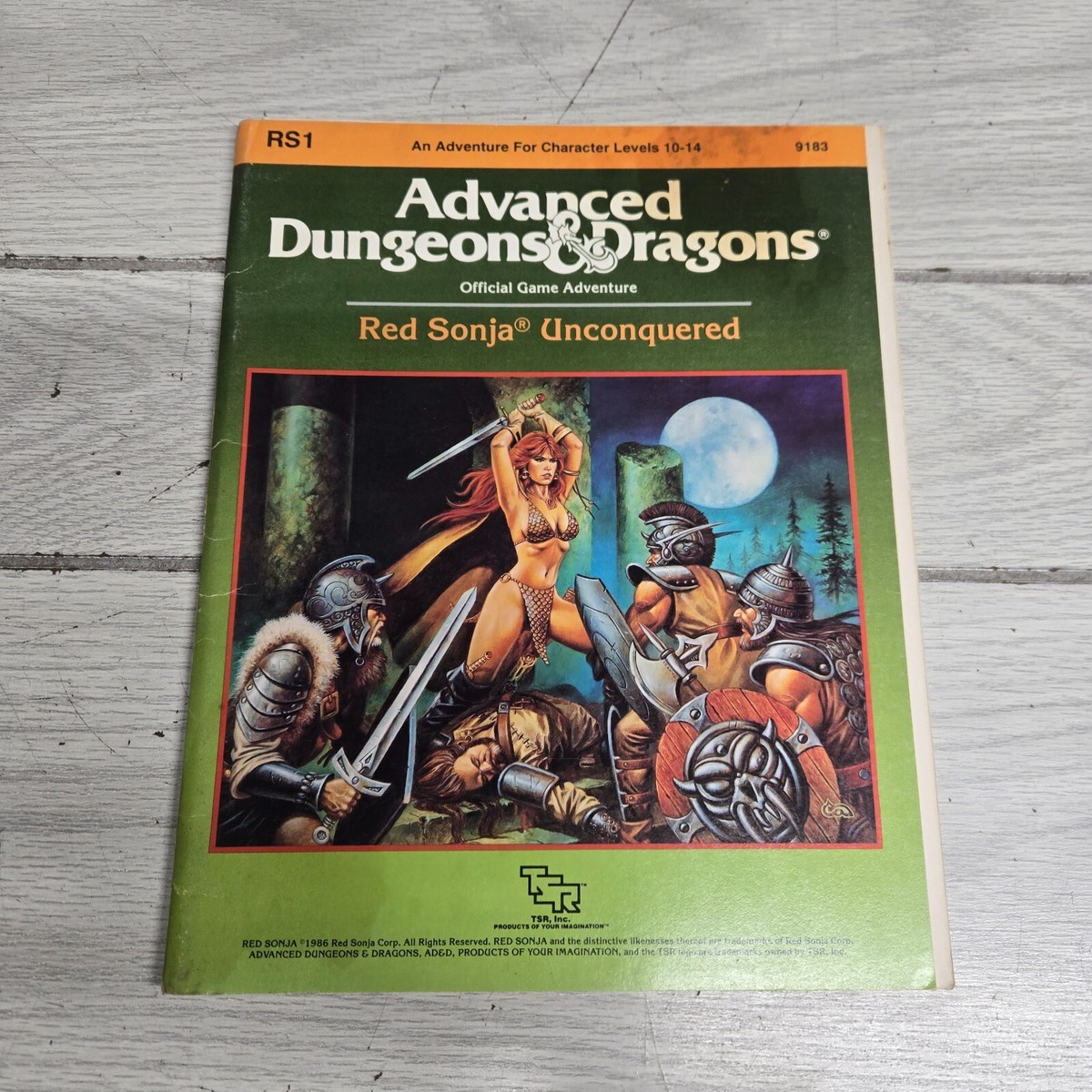 Red Sonja Unconquered (Advanced Dungeons & Dragons Module RS1) TSR