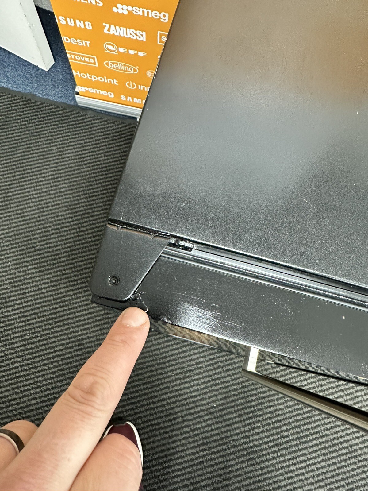 Viceroy WRWC20BKED 18 Bottle wine cooler, Black, 30cm Wide GRADED