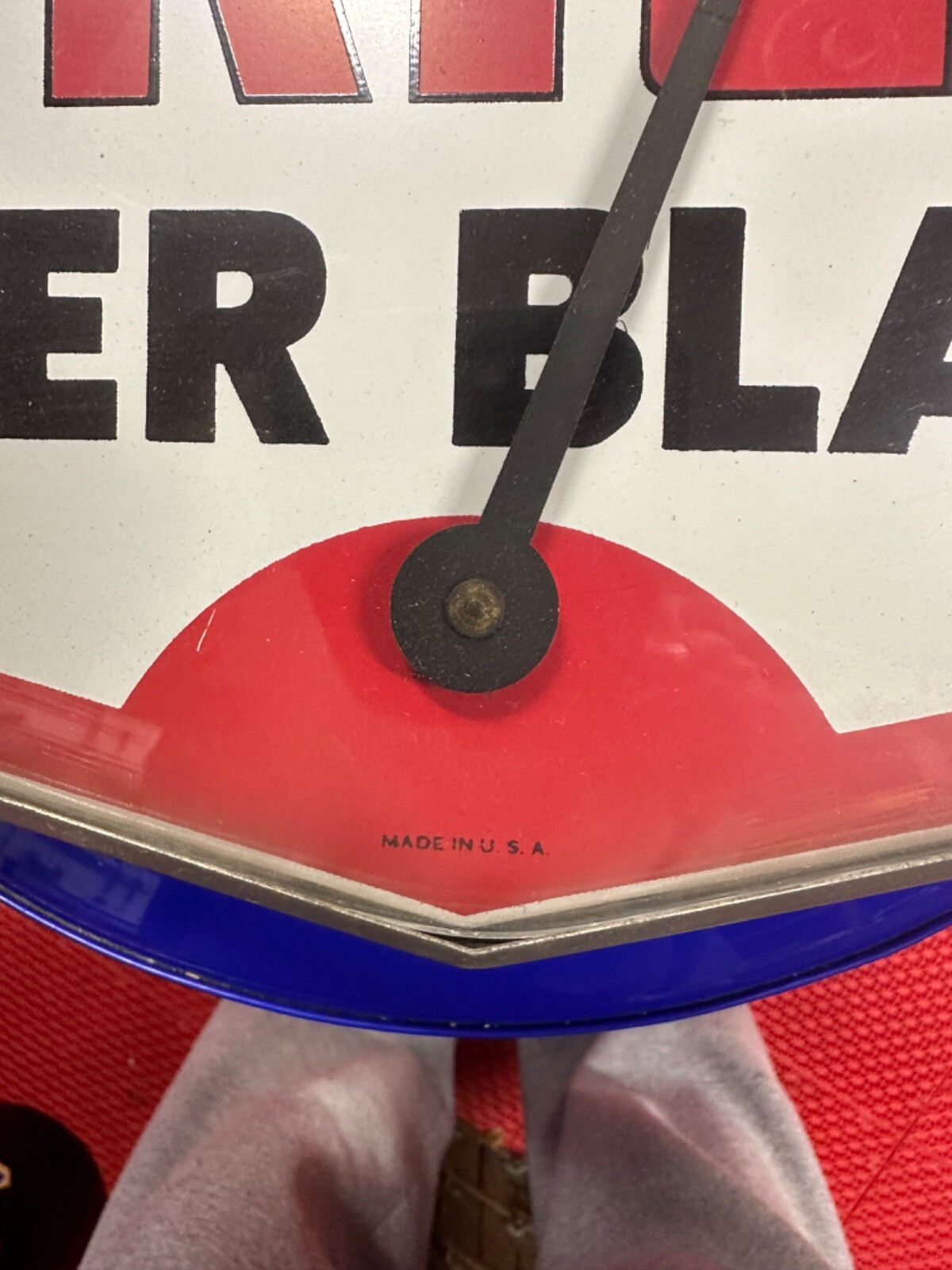 Vintage Trico Wiper Blades Metal Sign Thermometer NO RESERVE eBay