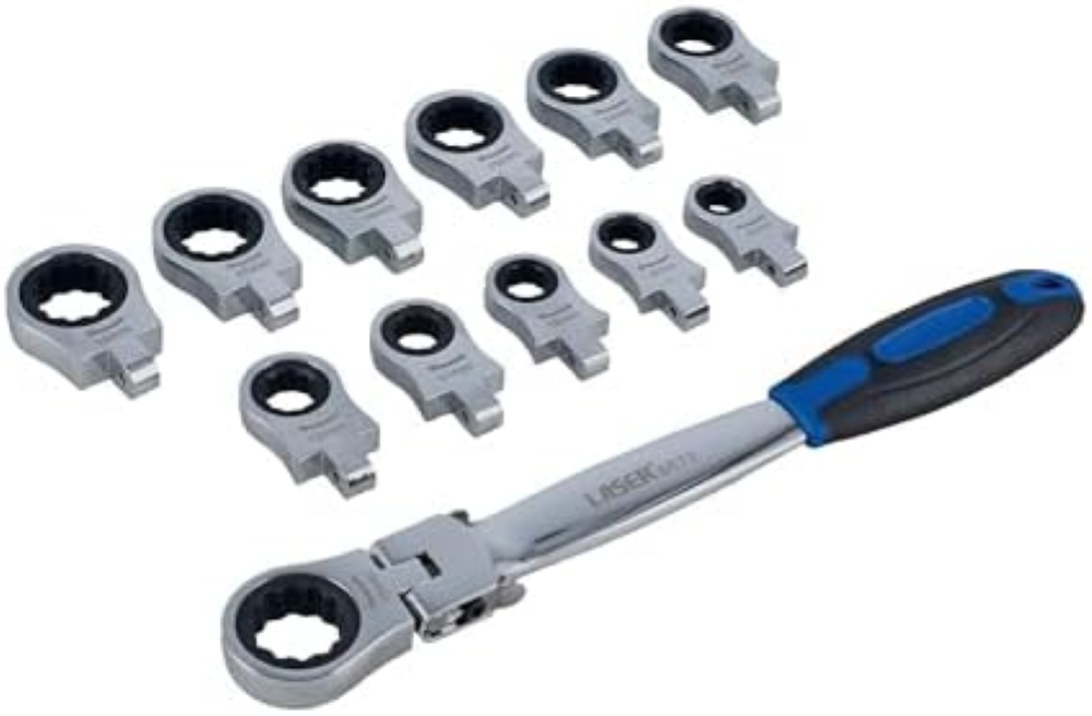 Laser 8872 Multi Head Ratchet Spanner Set