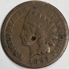 1883 United States Indian Head Cent Penny - Good (G) KM#90a -4227-AH — photo 1