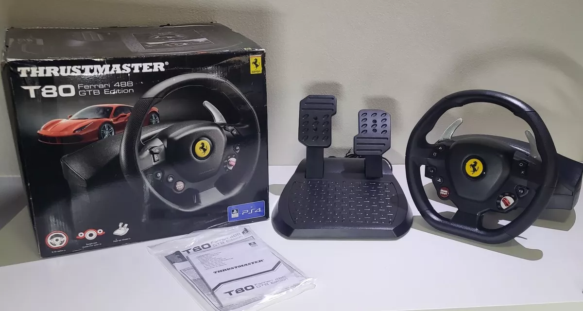  Thrustmaster T80 Racing Wheel (PS5, PS4, PC) : Everything Else