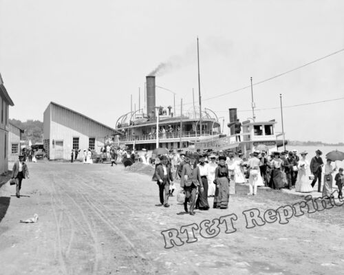 Steamship Kirby at Put-In-Bay Dock Ohio Photo Year 1904 - Picture 1 of 1