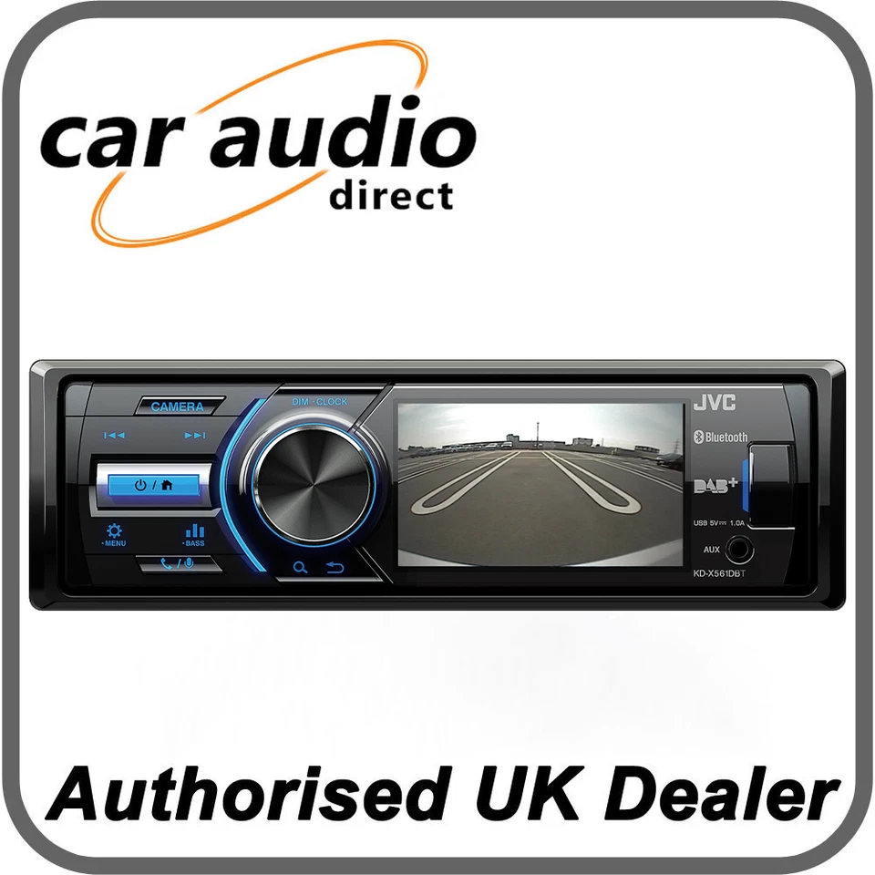 JVC KD-X561DBT - Mechless Multimedia Player Stereo DAB Radio MP3/USB/Bluetooth - Image 2 of 4