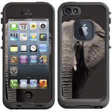 Skin Decal for Lifeproof iPhone 5 Fre Case / Close up of the elephant
